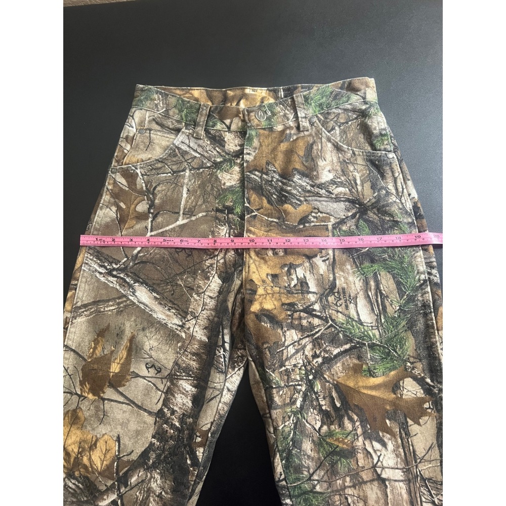 Wrangler ProGear Realtree Camo Pants Womens 18 Reg Straight Leg Hunting Cotton - Picture 5 of 8
